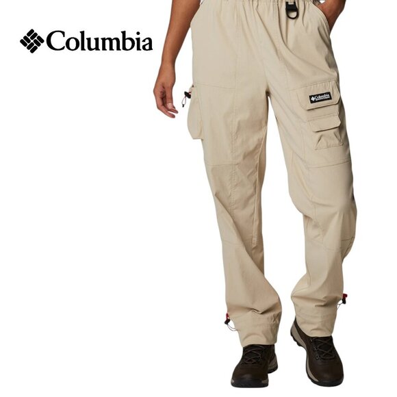 COLUMBIA Field Creek Utility Pant beige Womens large - Picture 1 of 13